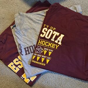 University of Minnesota T-Shirts Bundle (3) size XL